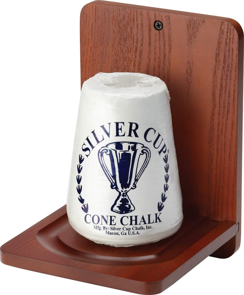 Fat Cat Billiard/Pool Accessory: Wall Mounted Wood Cone Chalk Holder, Mahogany Finish - Image 3